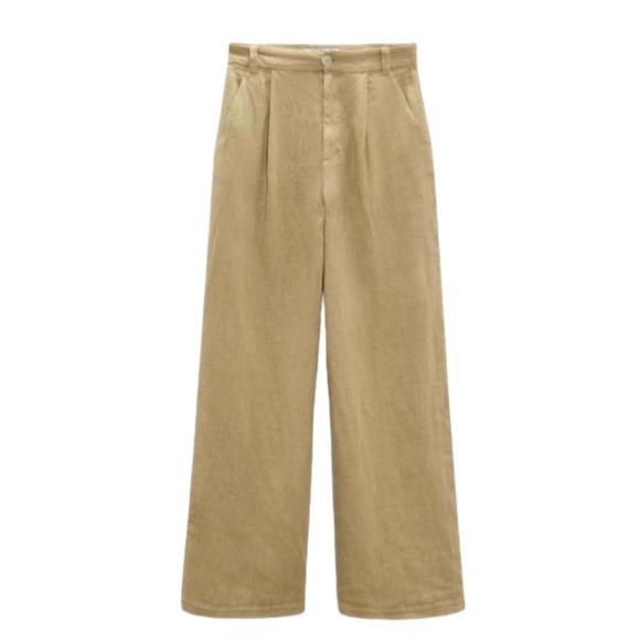 Zara Women's Tan Chinos - Picture 1 of 2